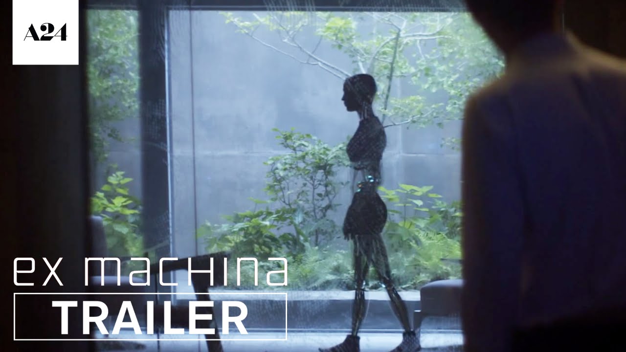 Official trailer still for Ex Machina, recommended for viewers seeking movies like Companion
